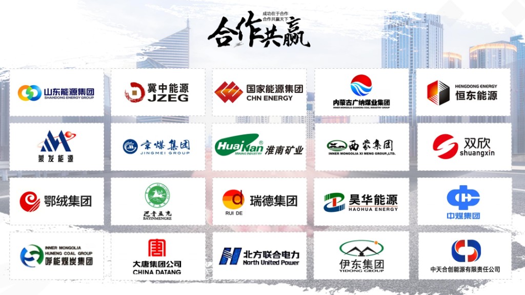 合作共赢：能源与矿业等领域合作企业标识展示
